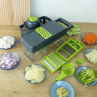 Saliqa 16-in-1 Vegetable Chopper & Slicer — Sabzi Cutting Ab 1  Minutes Mein | Free COD All Pakistan
