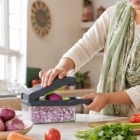Saliqa 16-in-1 Vegetable Chopper & Slicer — Sabzi Cutting Ab 1  Minutes Mein | Free COD All Pakistan