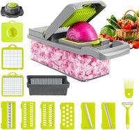 Saliqa 16-in-1 Vegetable Chopper & Slicer — Sabzi Cutting Ab 1  Minutes Mein